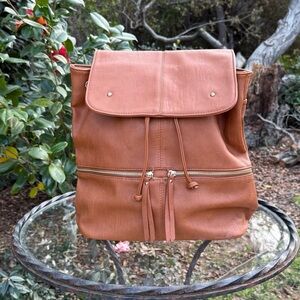 NWT Hynes Victory vegan leather drawstring backpack